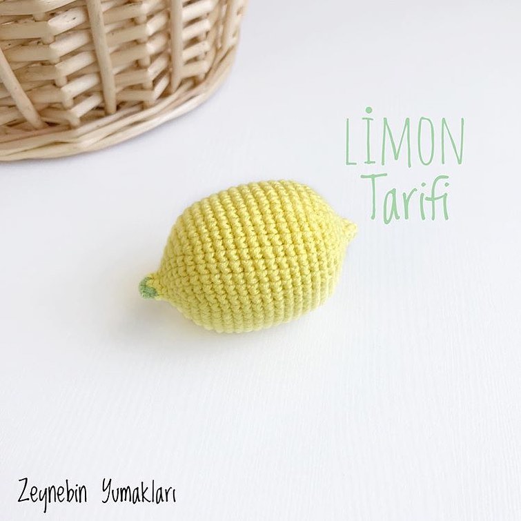 Limon amigurumi tarifi