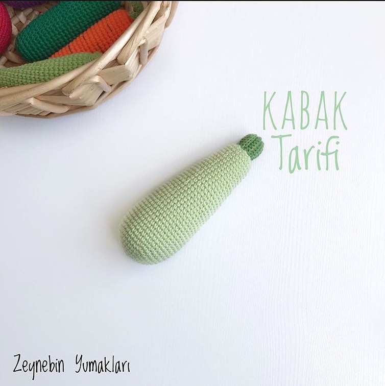 Kabak amigurumi tarifi