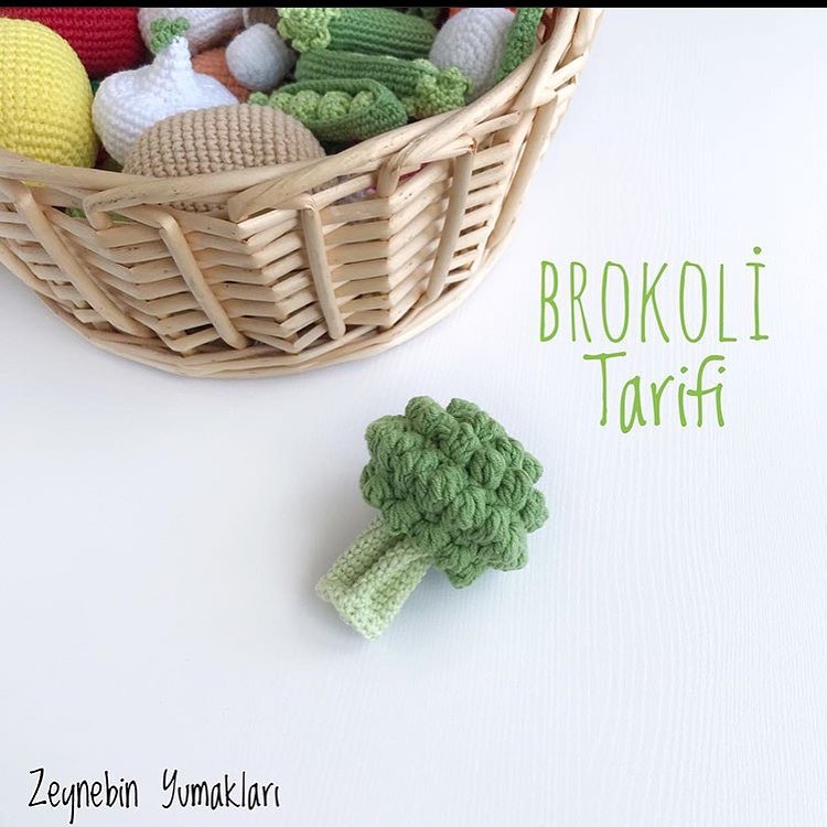Brokoli amigurumi tarifi