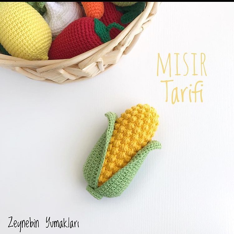 Mısır amigurumi tarifi