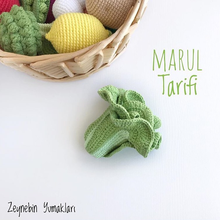 Marul amigurumi tarifi