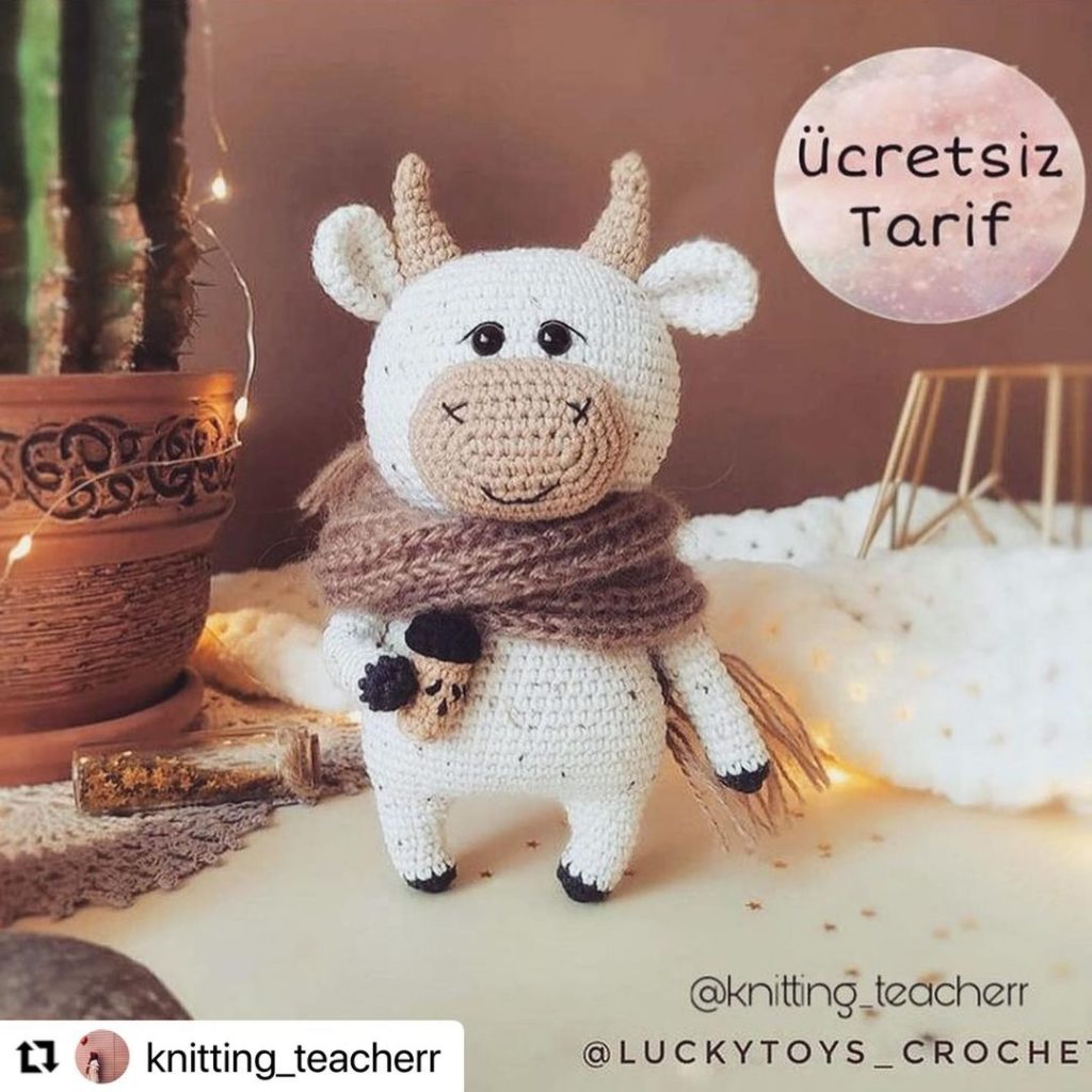 Öküz amigurumi tarifi