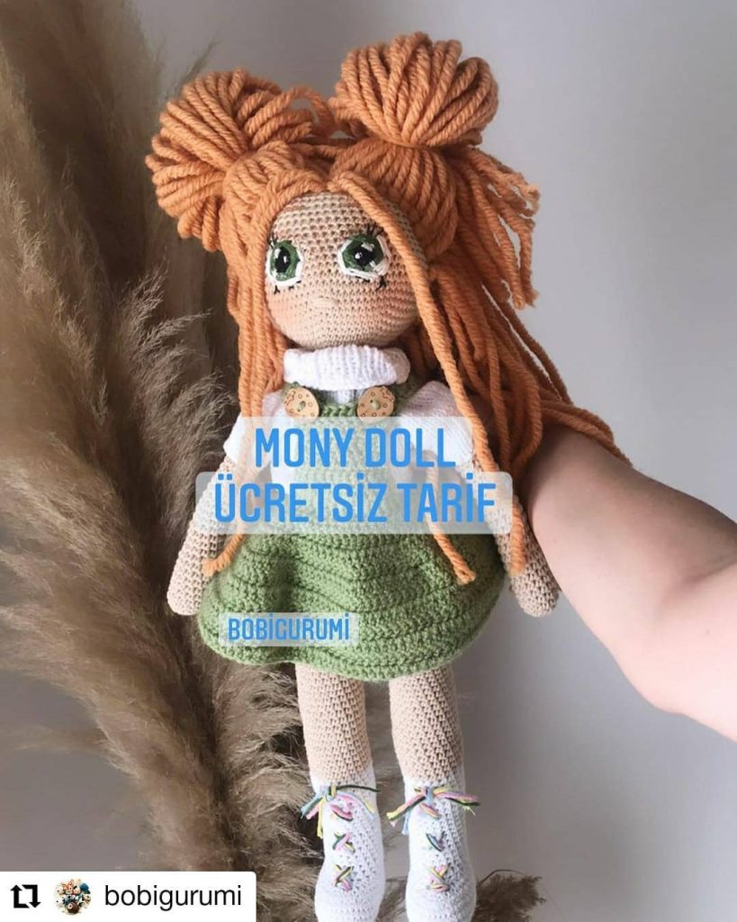 Mony Doll amigurumi tarifi