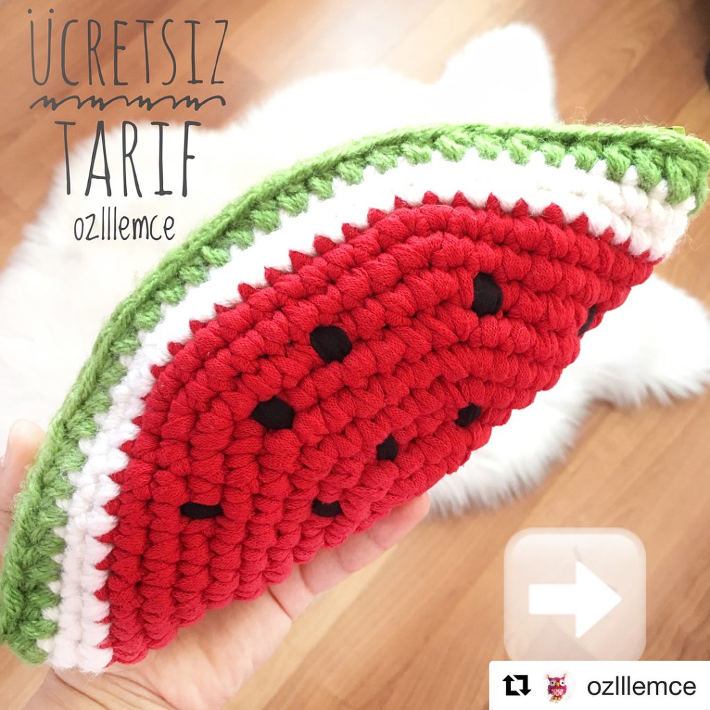 Karpuz amigurumi tarifi