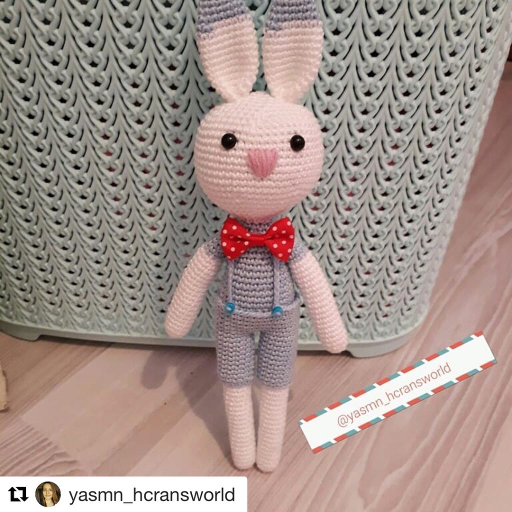 Ponçik Tavşan amigurumi tarifi