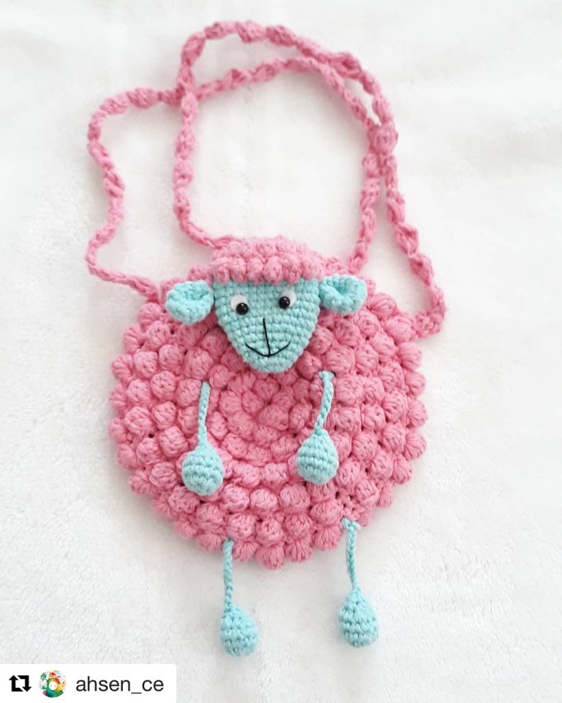 Kuzulu Çanta amigurumi tarifi