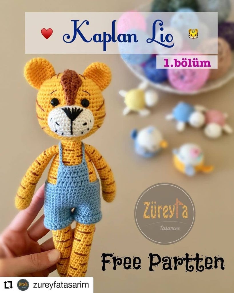Kaplan Lio amigurumi tarifi