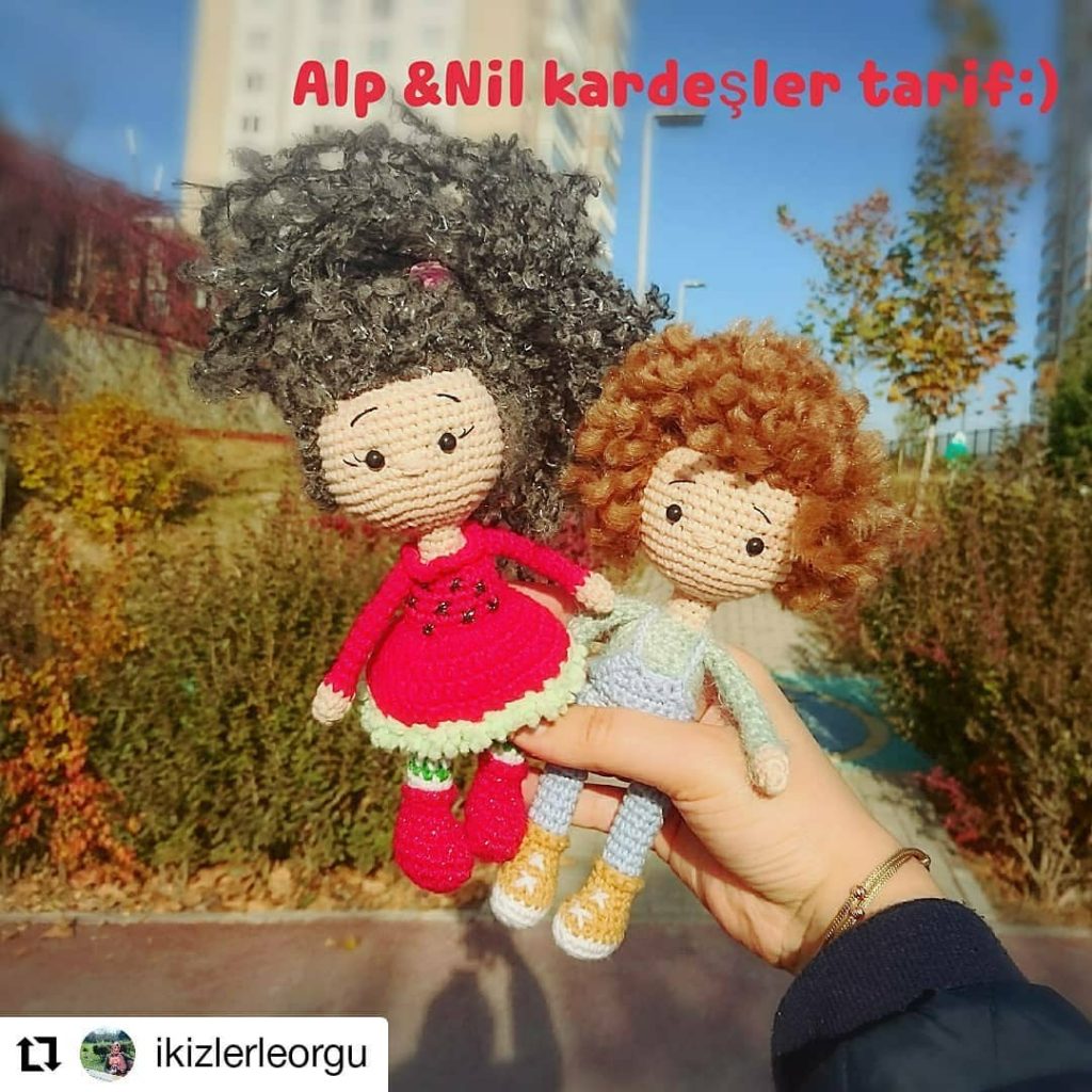 Alp Ve Nil Kardeşler amigurumi tarifi