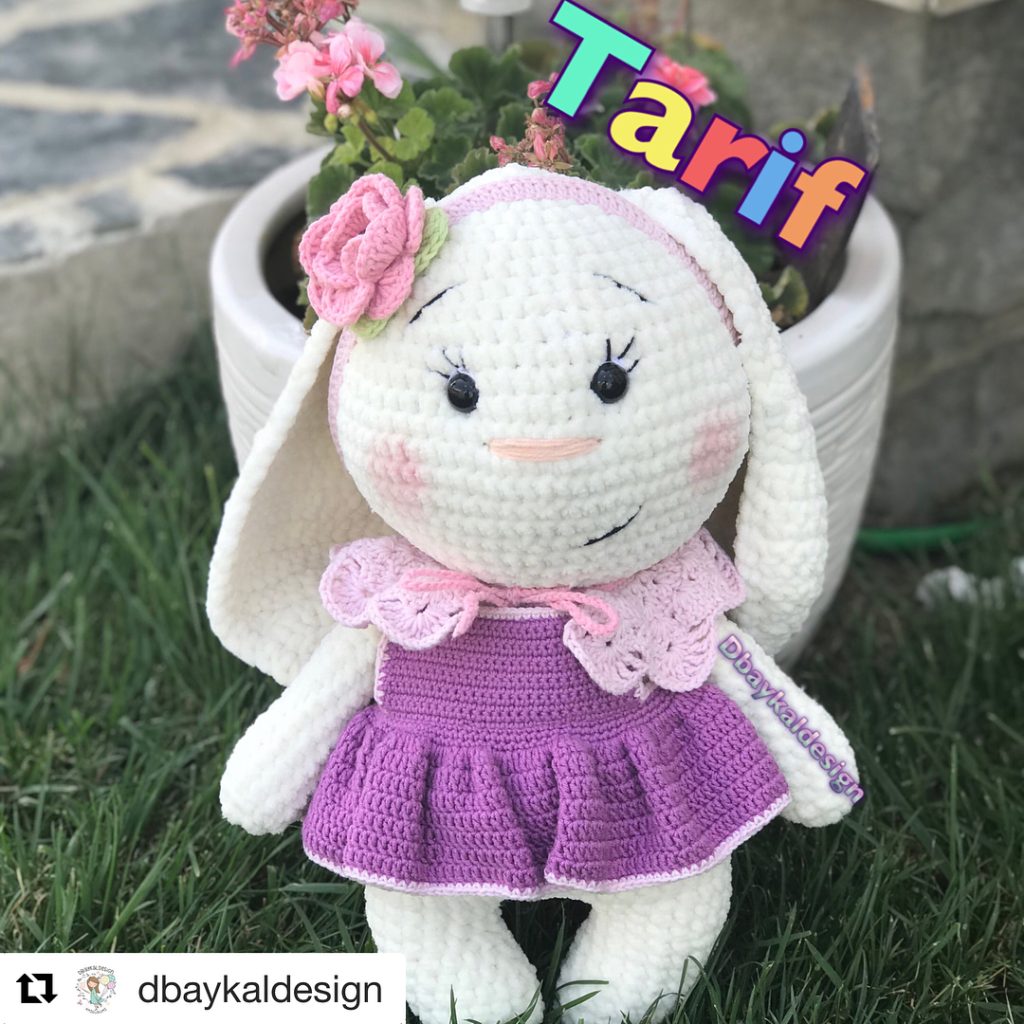 Pamuk Tavşik amigurumi tarifi