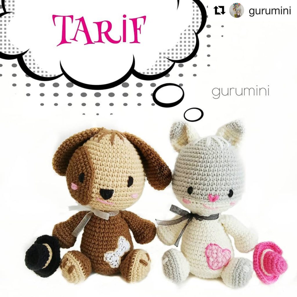 Kedi Ve Köpek amigurumi tarifi