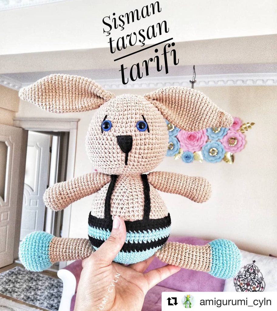 Şişman Tavşan amigurumi tarifi