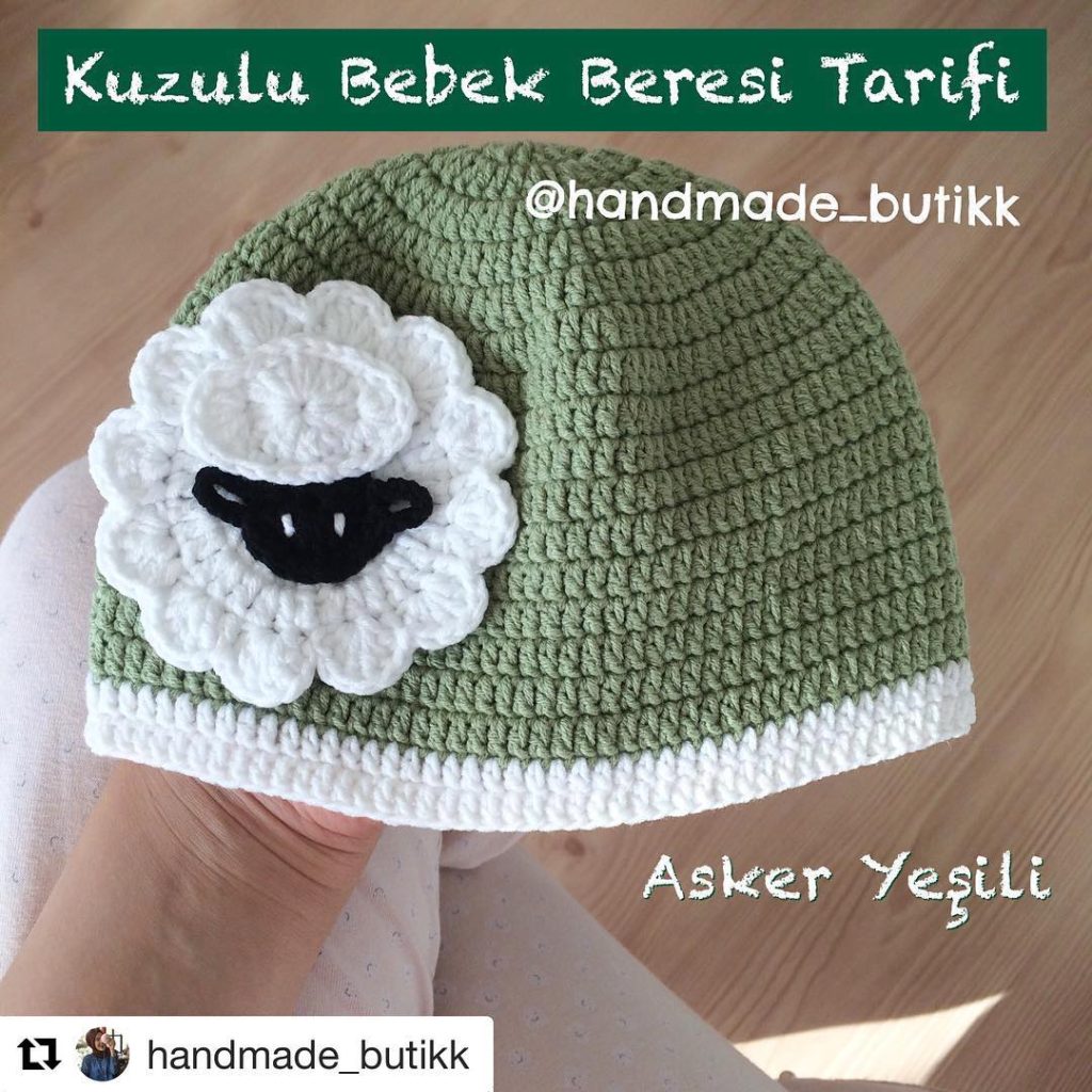 Kuzulu Bebek Beresi amigurumi tarifi