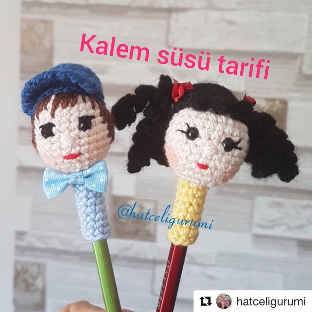 Kalem Başlığı amigurumi tarifi