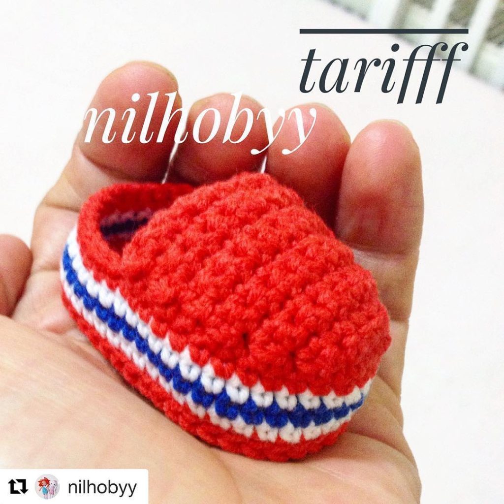 Terlik amigurumi tarifi