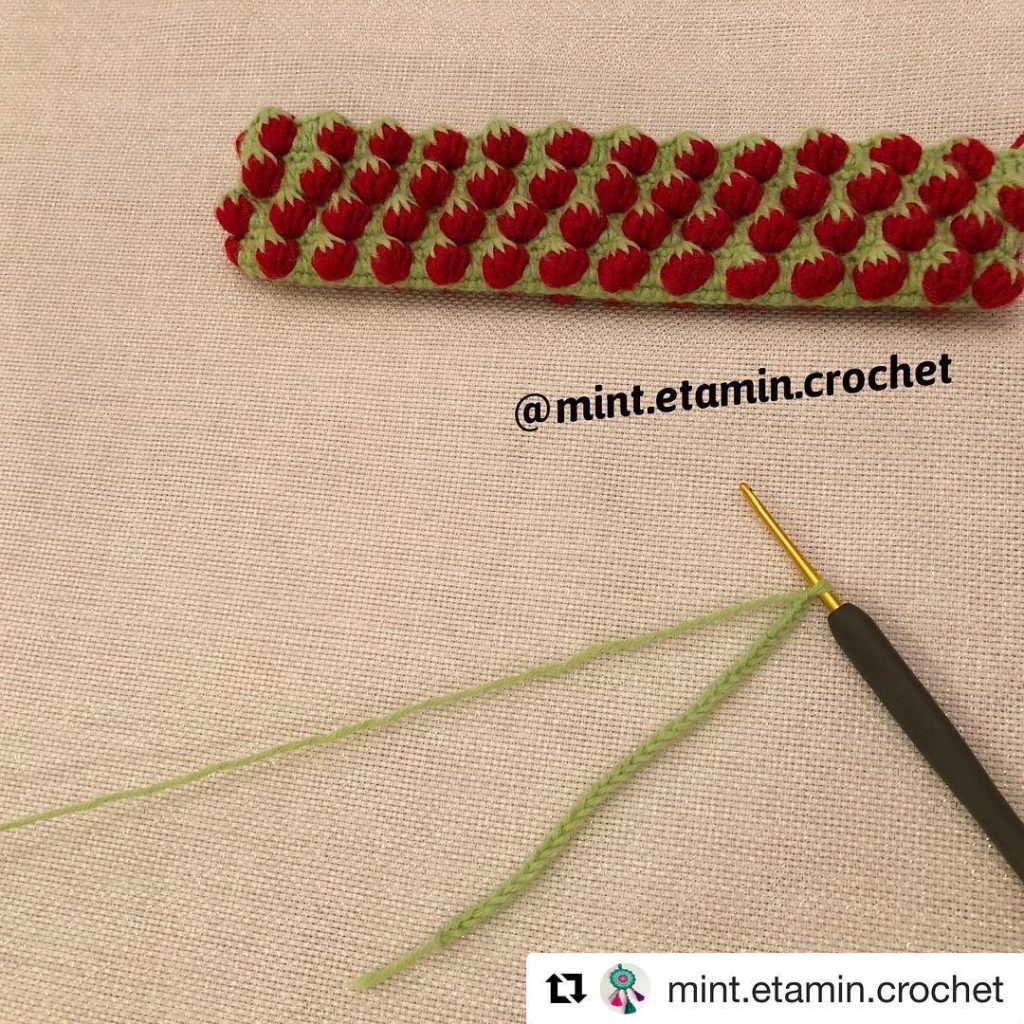 Çilek amigurumi tarifi