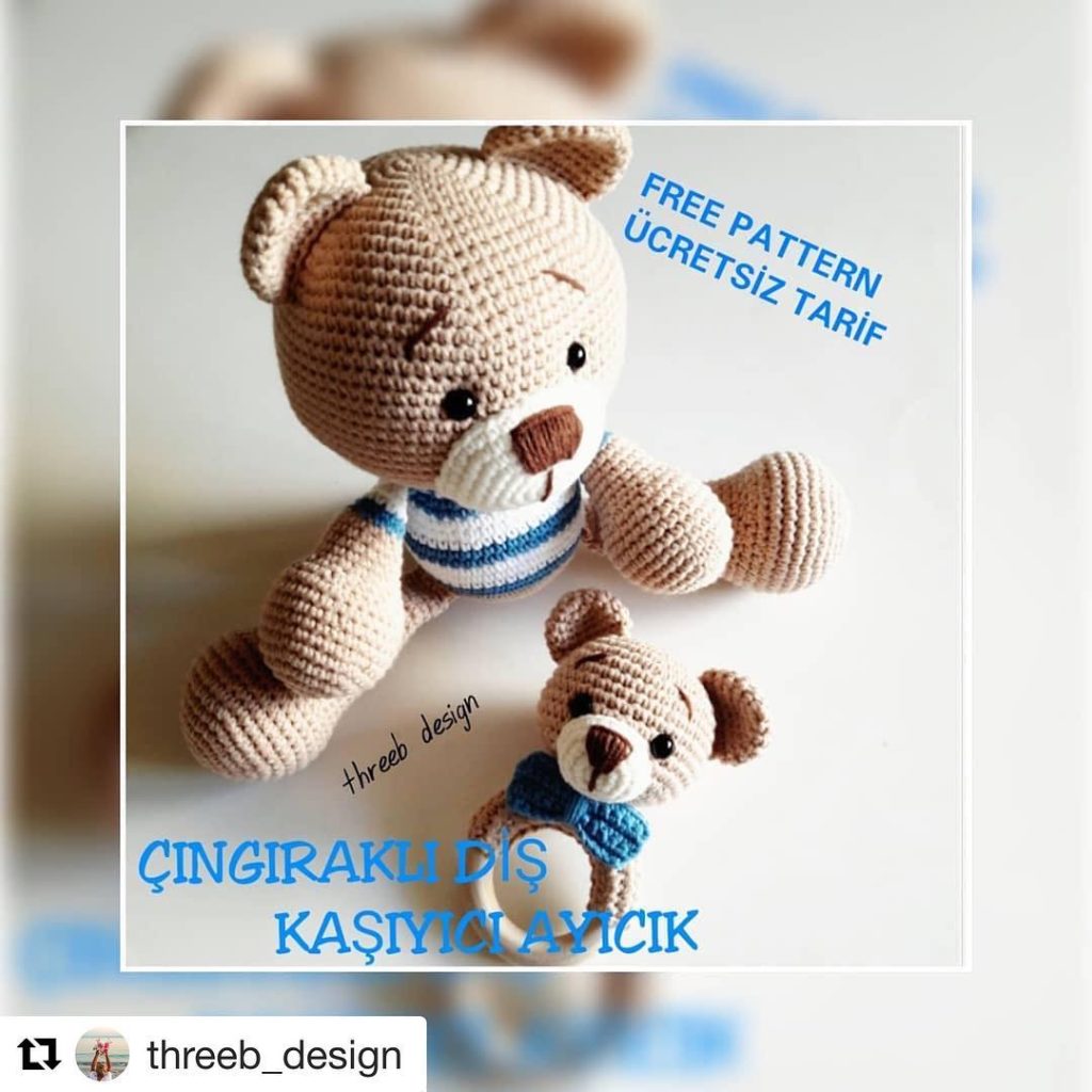 Çıngırak Ayıcık amigurumi tarifi