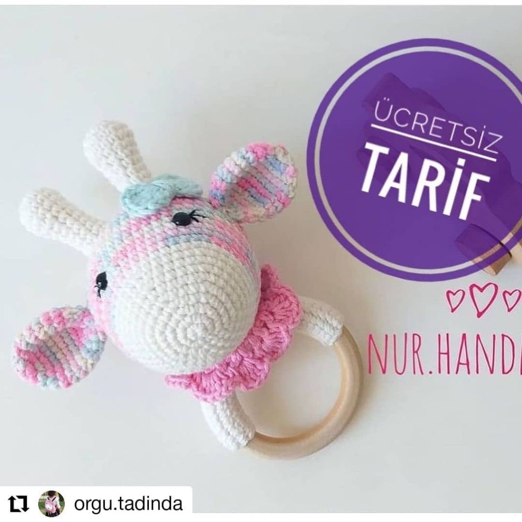 Zürafa Çıngırak amigurumi tarifi