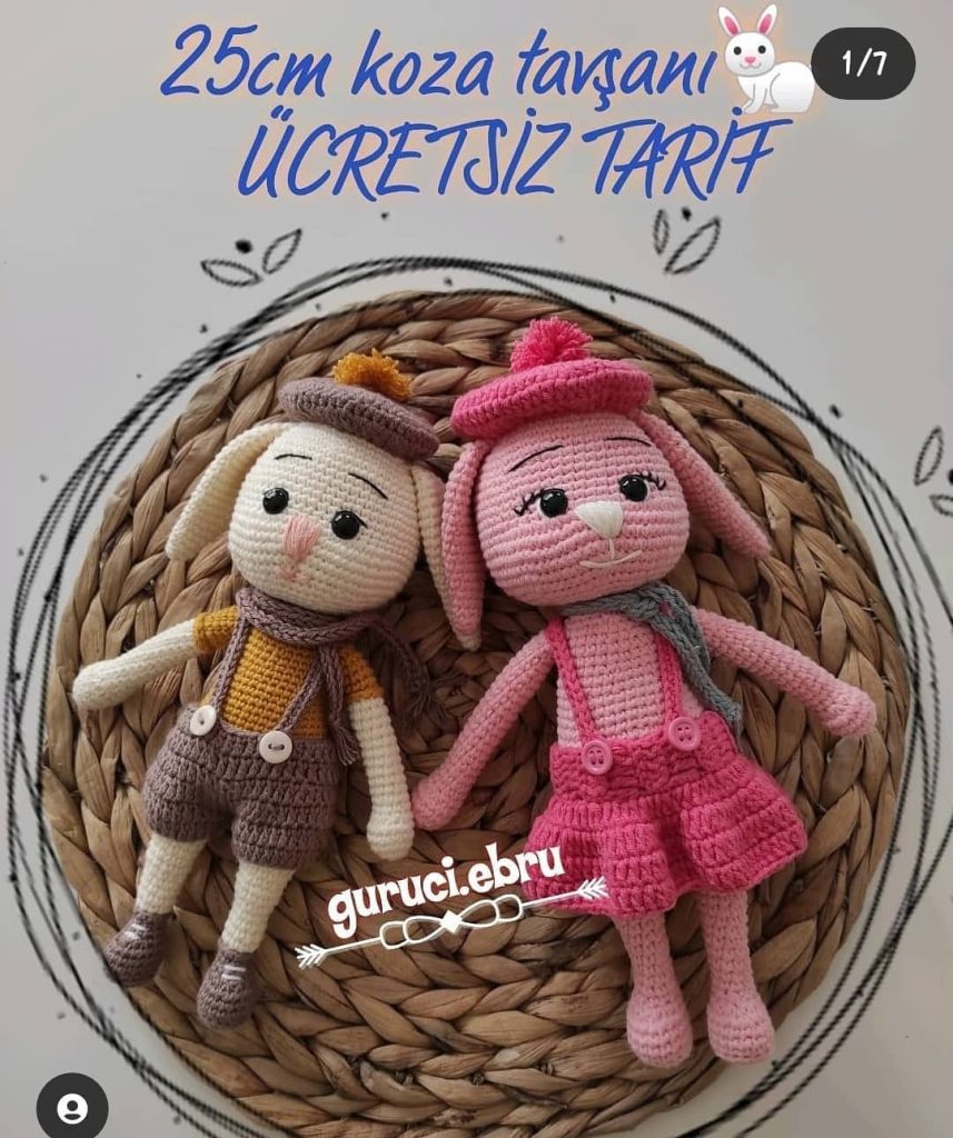 Koza Tavşan amigurumi tarifi