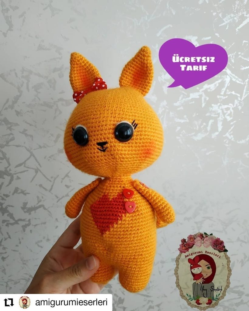 Kedi amigurumi tarifi
