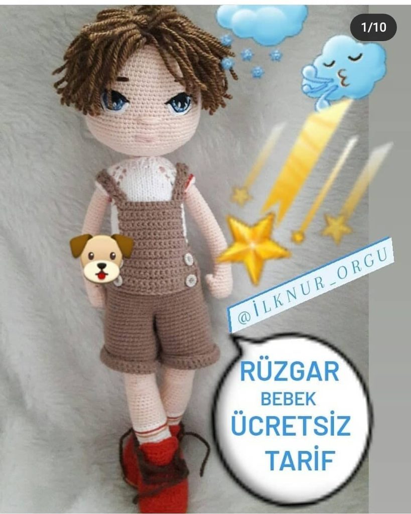 Rüzgar Bebek amigurumi tarifi