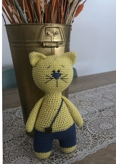 Bay Bıyık Kedi amigurumi tarifi