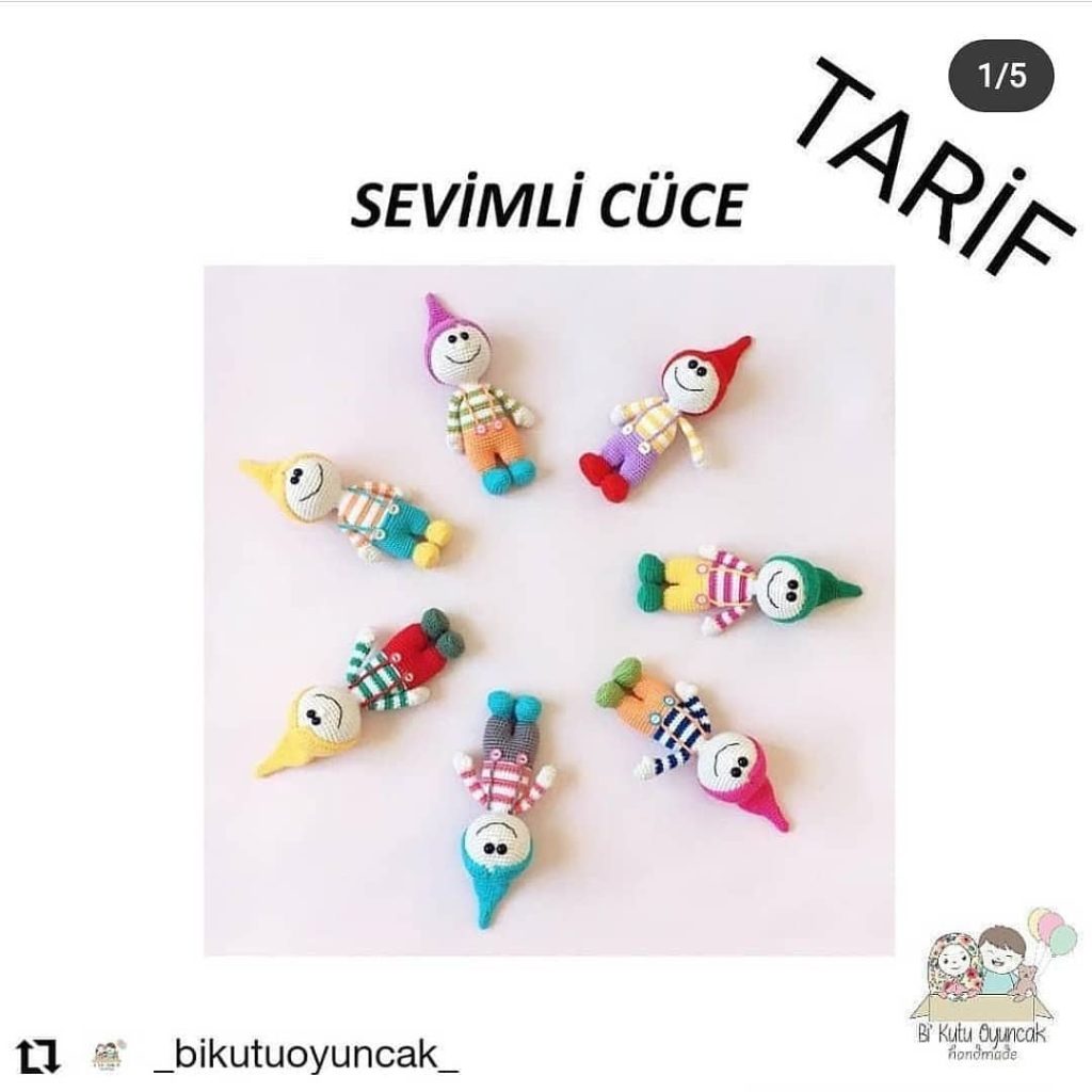 Sevimli Cüceler amigurumi tarifi