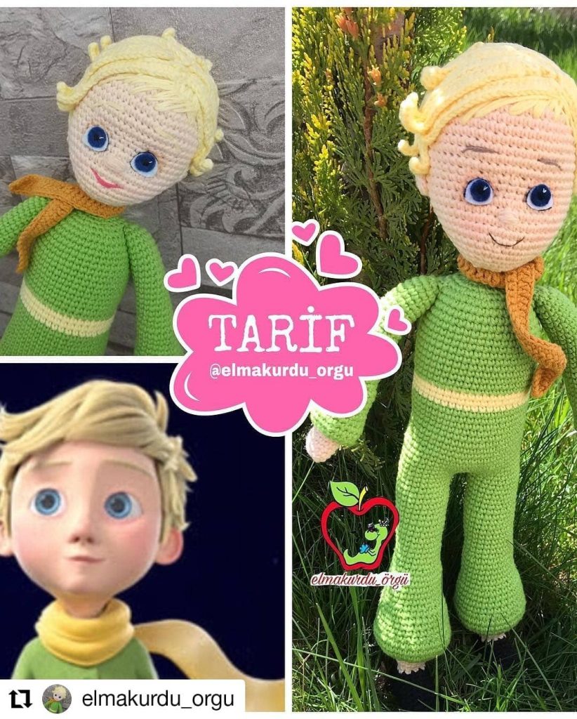 Küçük Prens amigurumi tarifi
