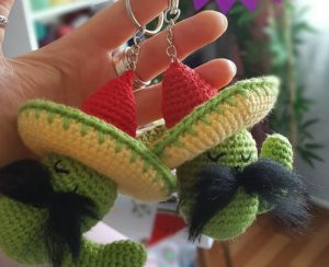 Kaktüs Adam Anahtarlik