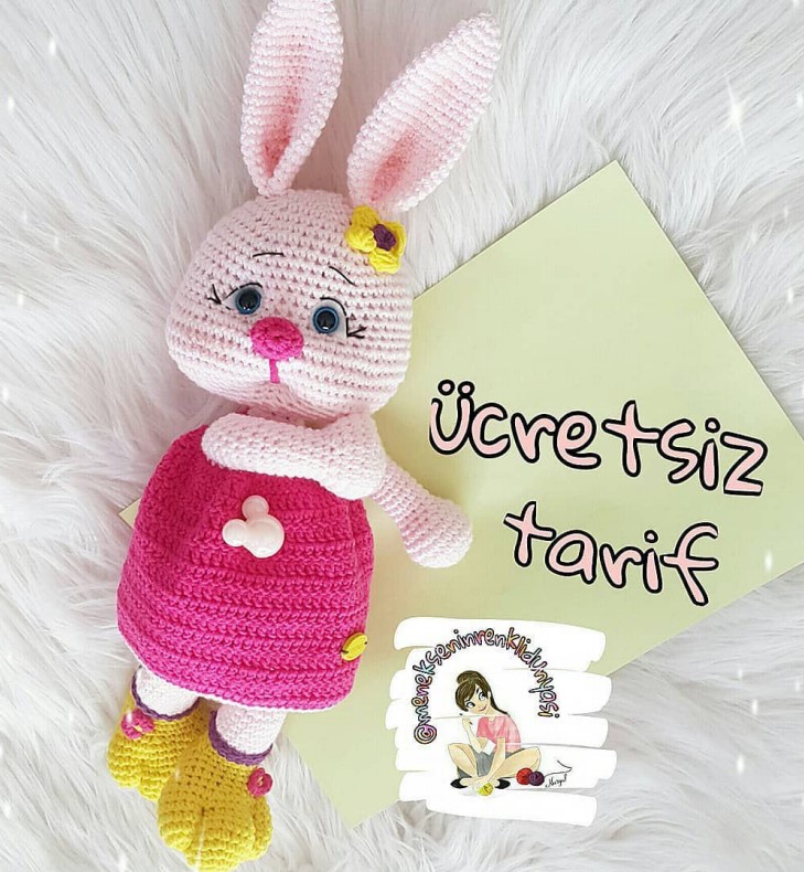 Şapşik Tavşan amigurumi tarifi