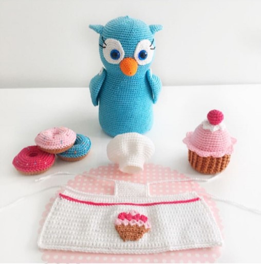 Aşçi Baykuş amigurumi tarifi