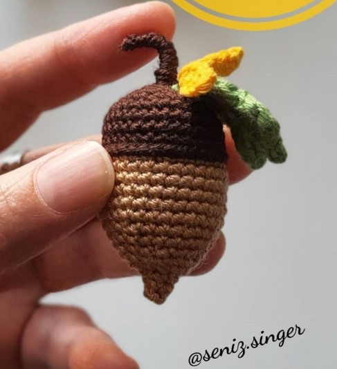 Meşe Palamutu amigurumi tarifi