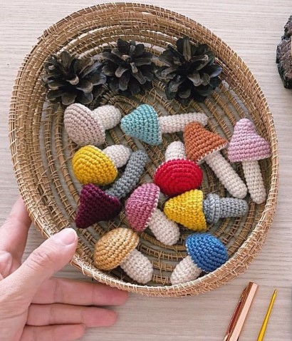 Minnak Mantar amigurumi tarifi