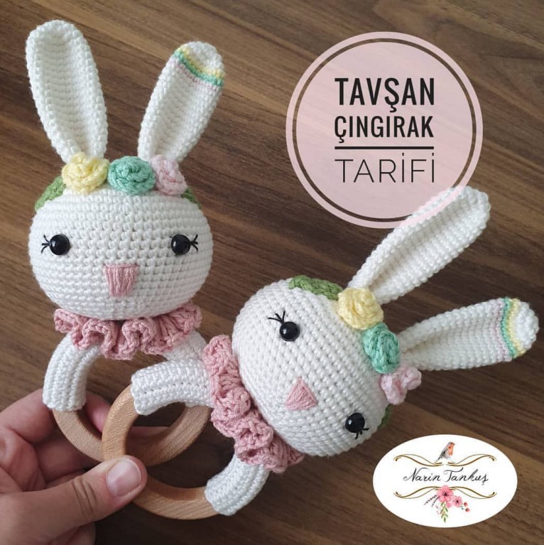 Tavşan Çingirak amigurumi tarifi
