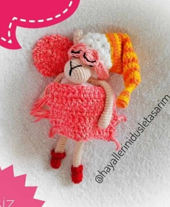 Uykucu Kuzucuk amigurumi tarifi