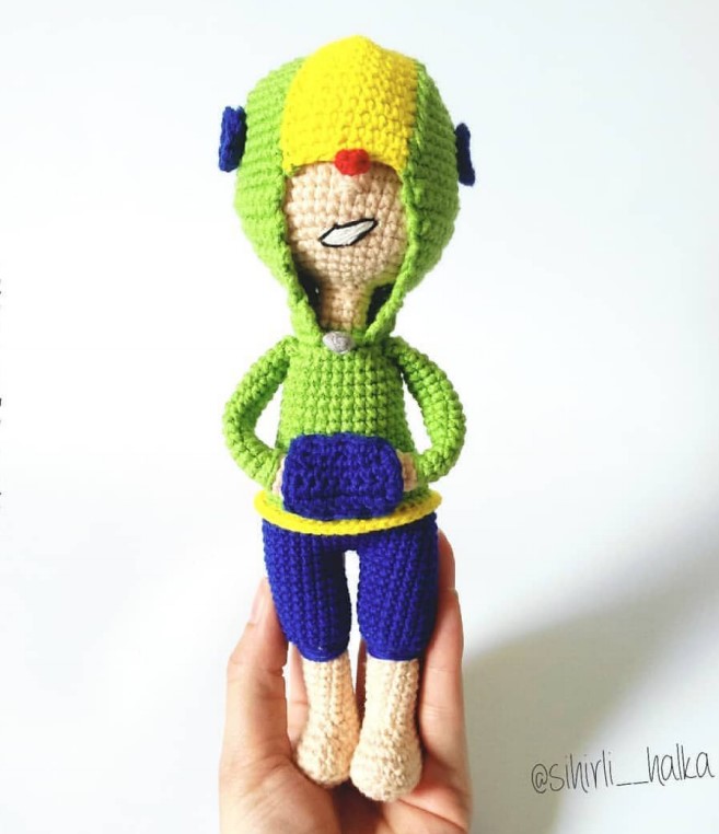 Brawl Stars Leon amigurumi tarifi