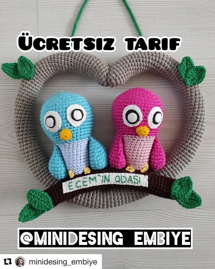 Kapı Süsü amigurumi tarifi