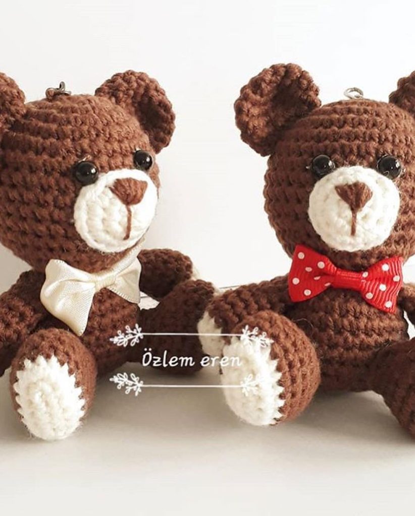 Anahtarlık Ayıcık amigurumi tarifi