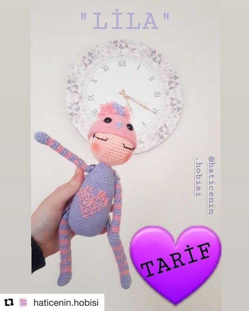 Lila Bebek amigurumi tarifi