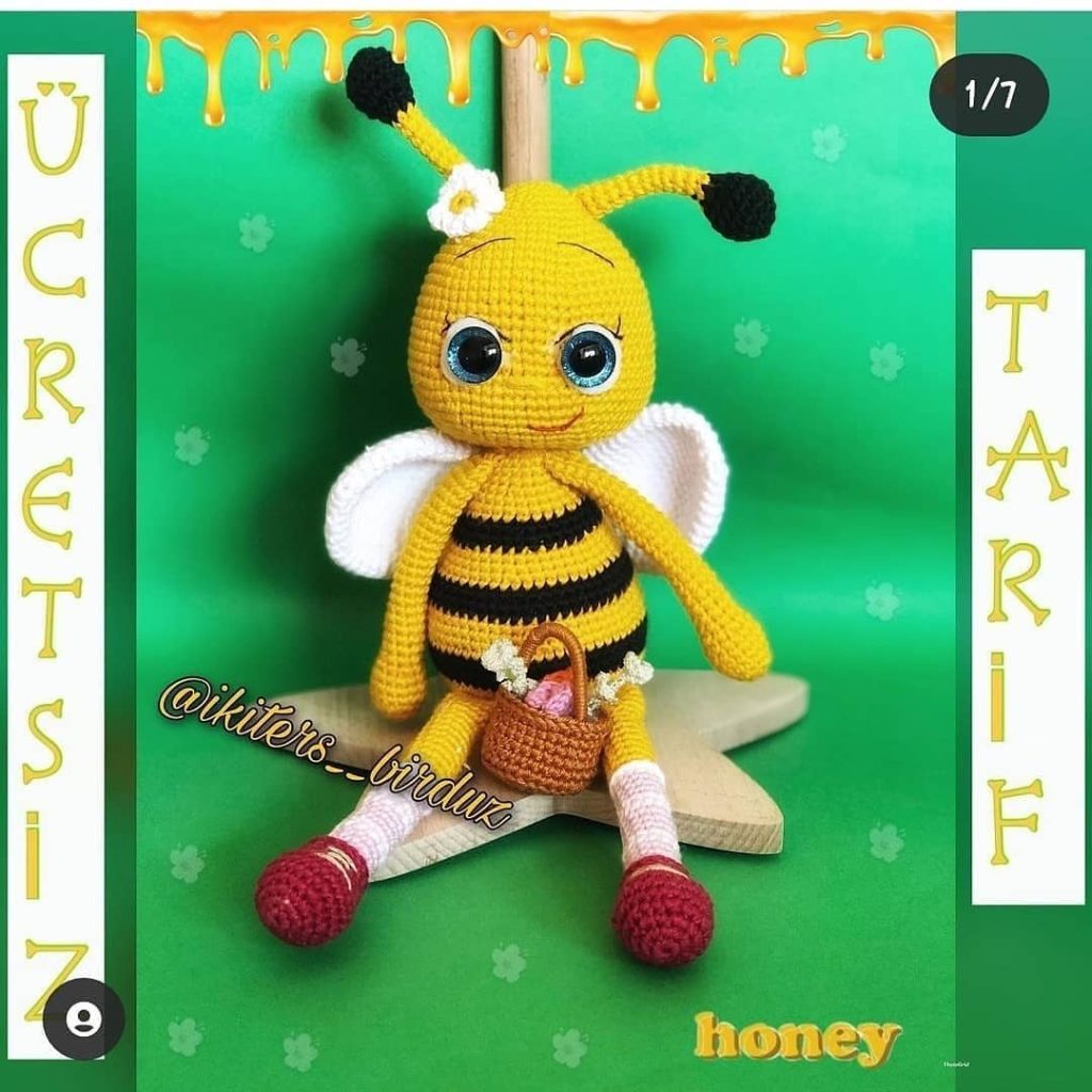 Arı Petek amigurumi tarifi