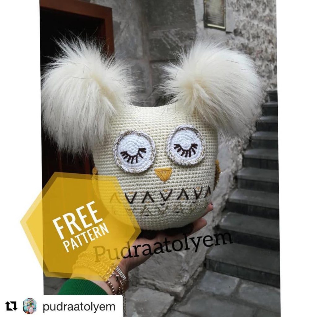 Tüylü Baykuş amigurumi tarifi