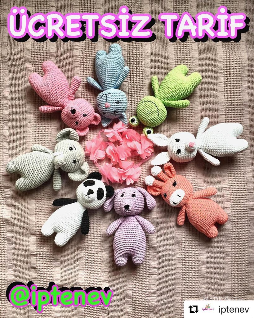 Hayvanlar amigurumi tarifi