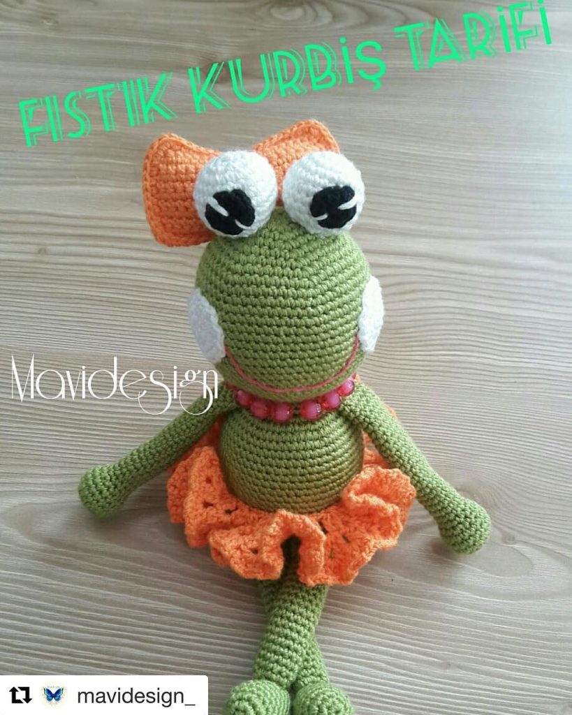 Fıstık Kurbiş amigurumi tarifi
