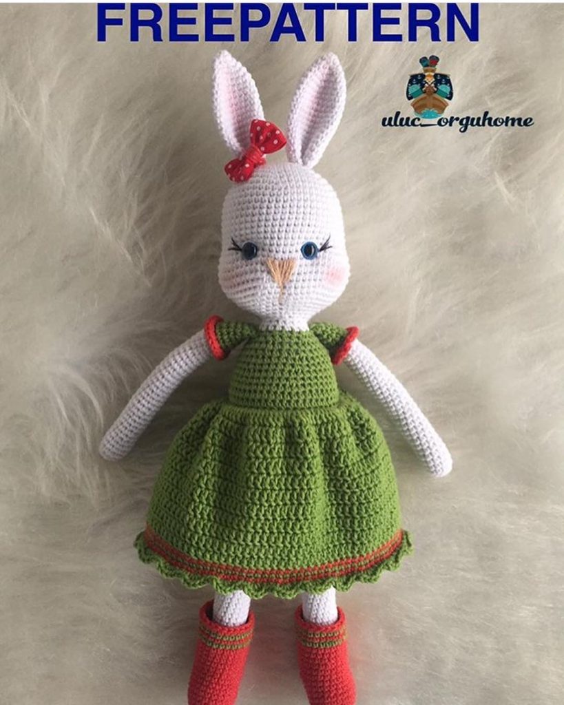 Tavşan Kalya amigurumi tarifi