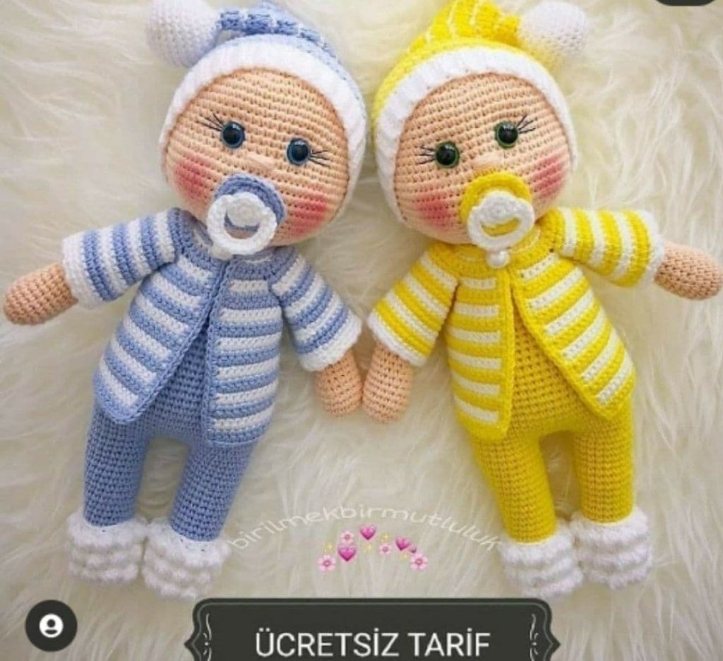 Emzikli Bebek amigurumi tarifi