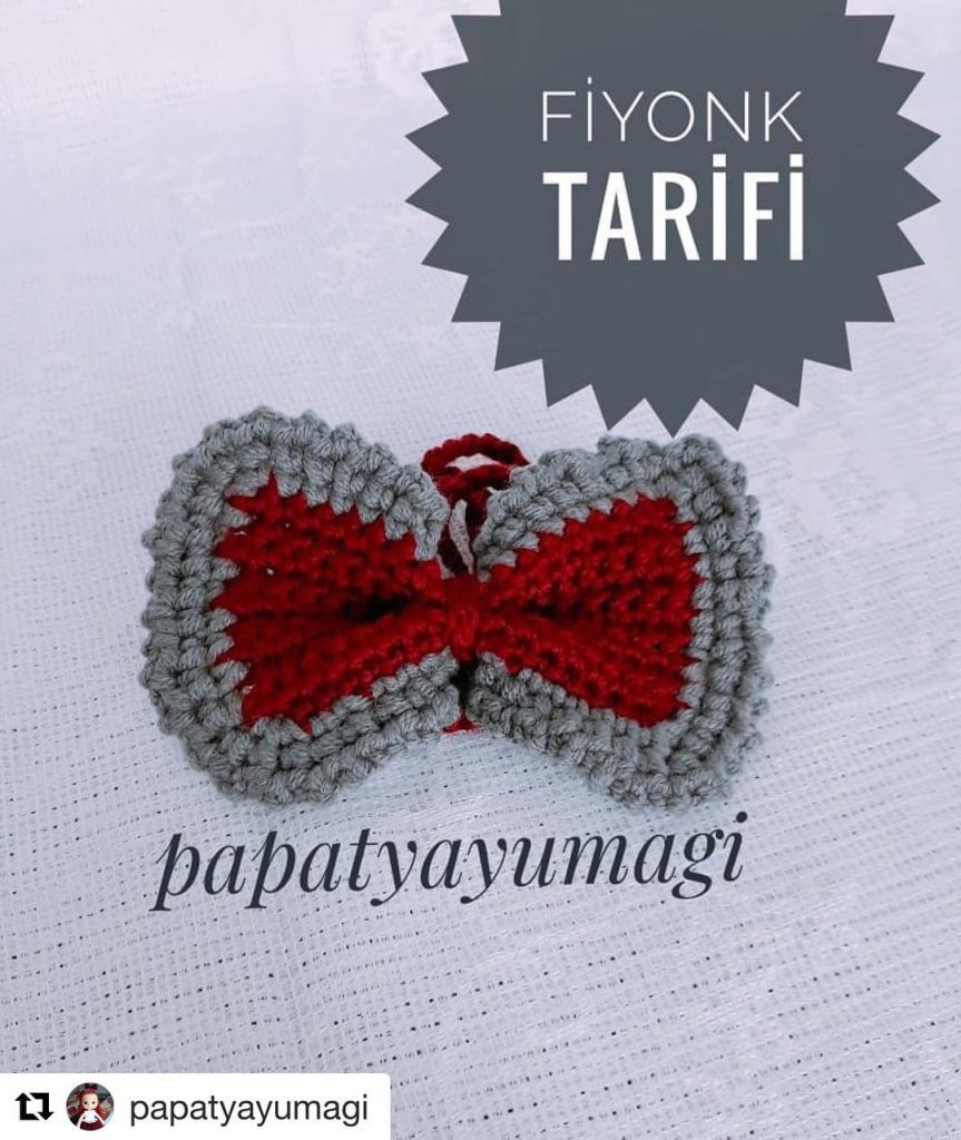Fiyonk amigurumi tarifi