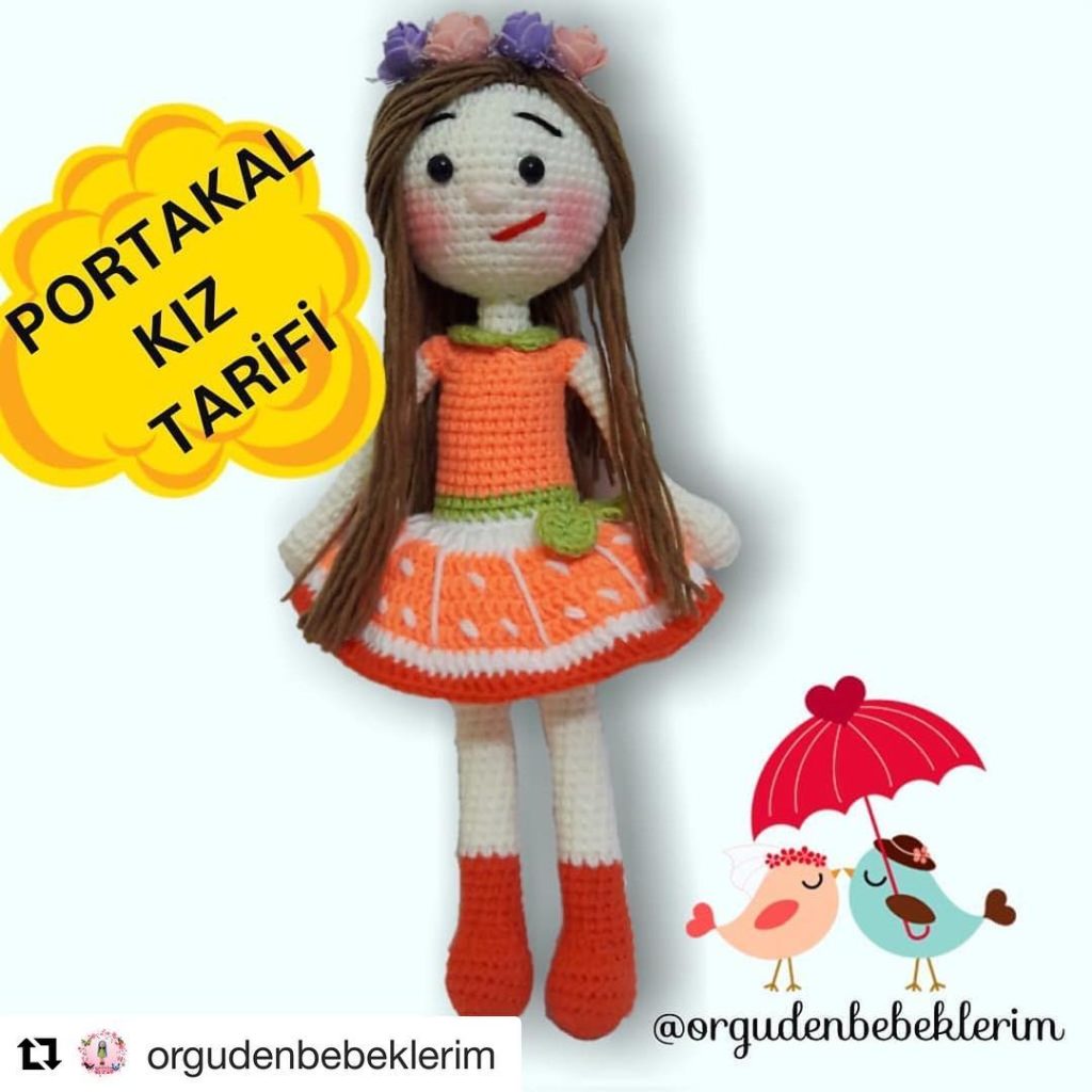 Portakal Kiz amigurumi tarifi