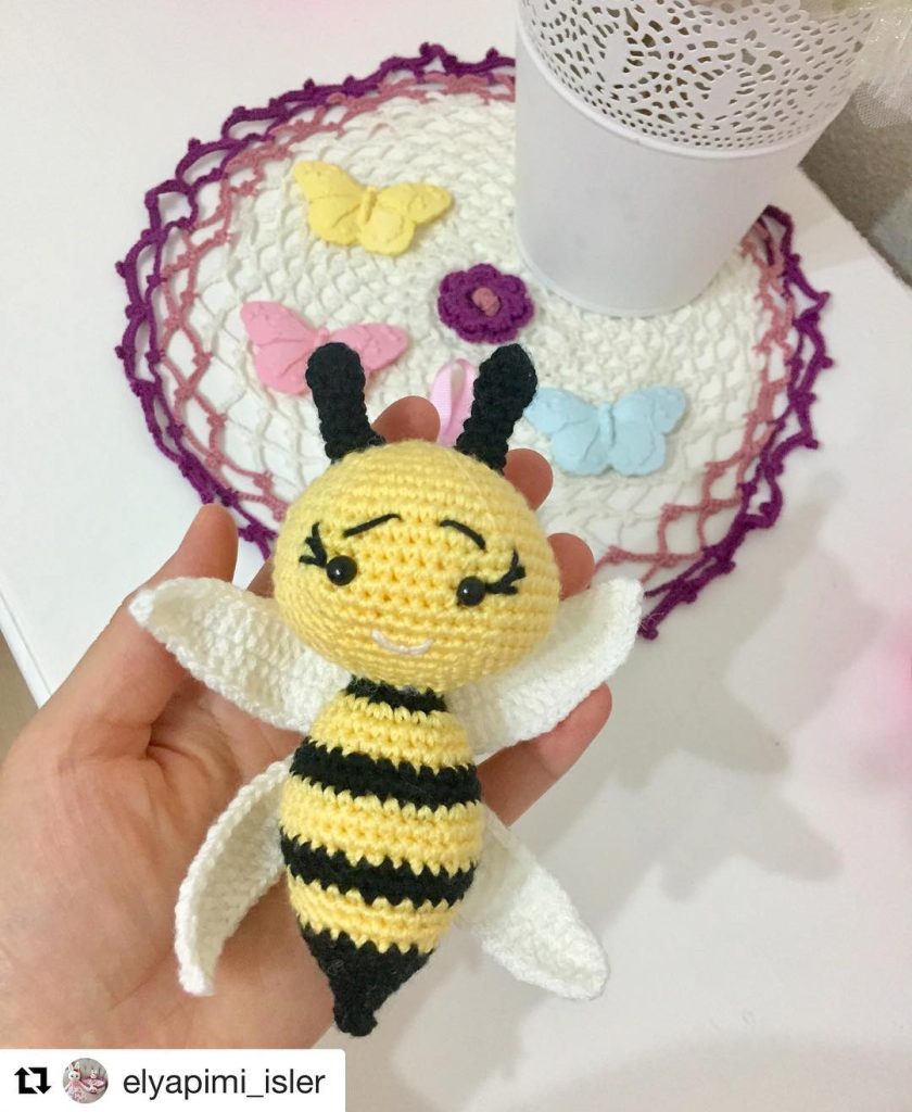 Oyuncak Arı amigurumi tarifi