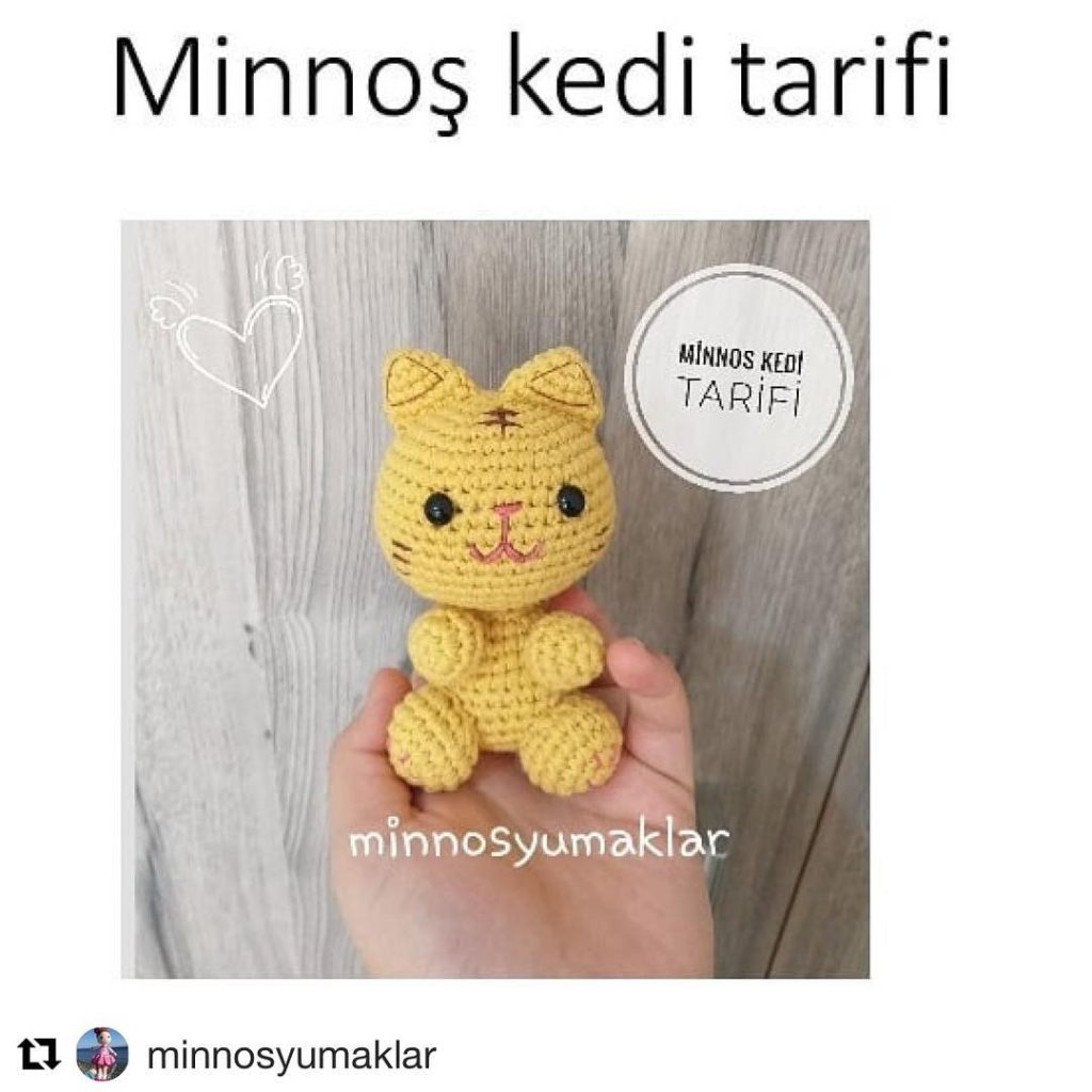 Minnos Kedi amigurumi tarifi