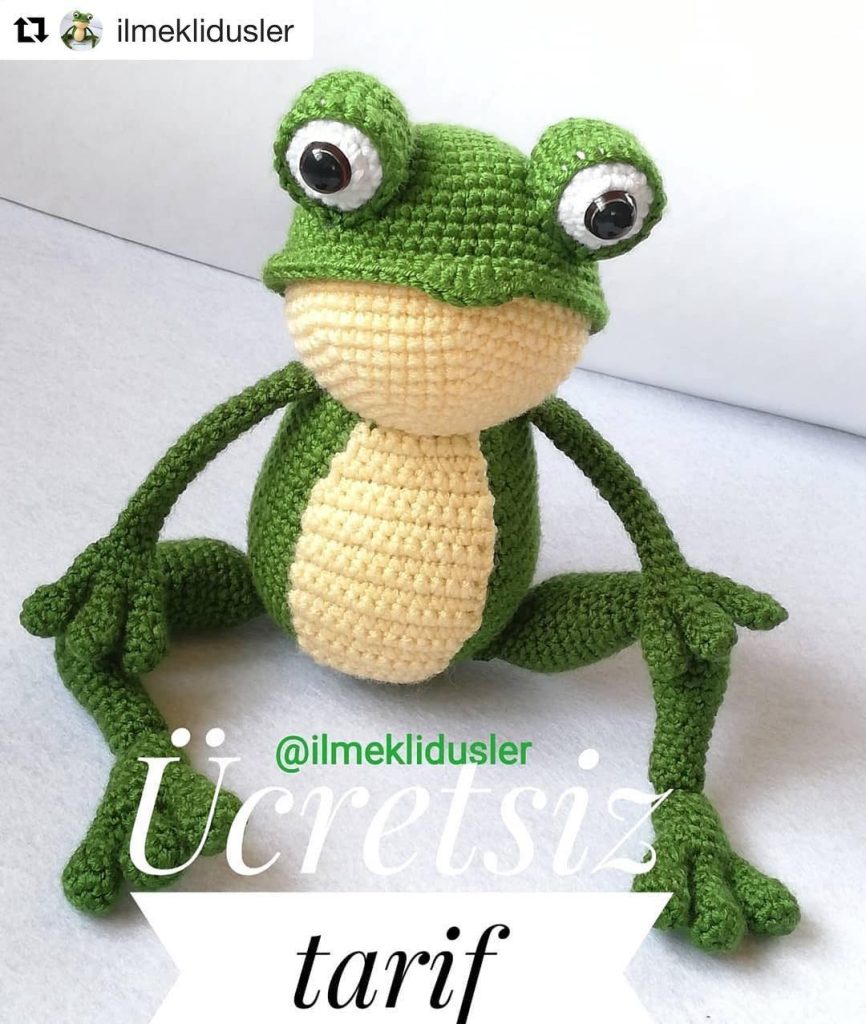 Kurbağ amigurumi tarifi