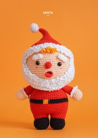 Santa Claus amigurumi tarifi